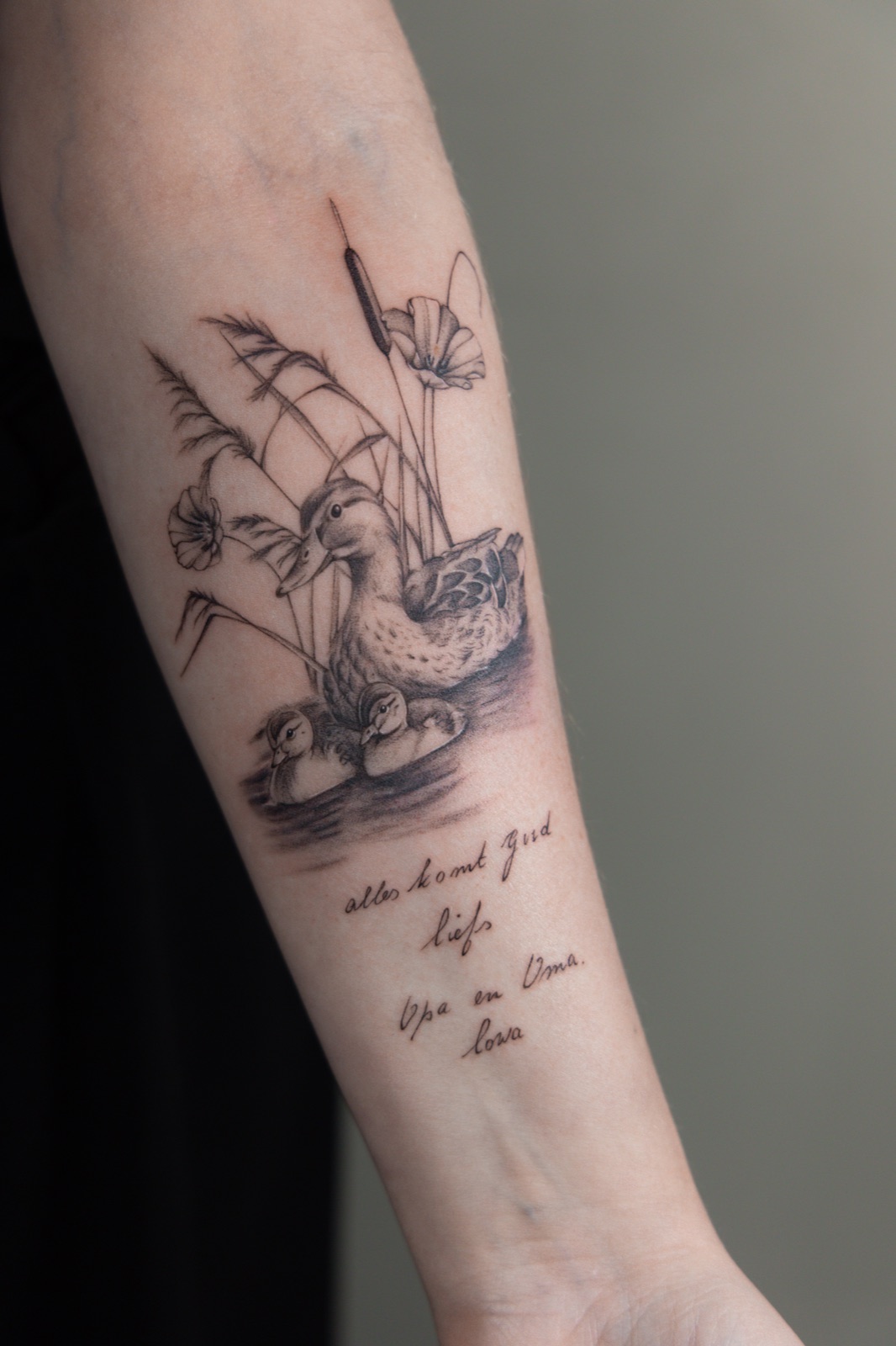 Uitgelichte persoonlijke tattoo uit mijn portfolio